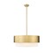 Z-Lite Counterpoint Chandelier, 5-Light, 24 In.W x 10.5 In.H, Modern Gold/White 495P24-MGLD - alternate 4